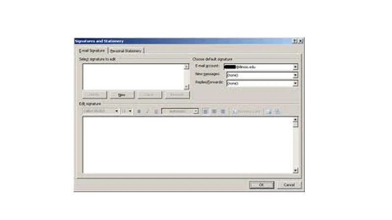 Membuat Signature Outlook 2010